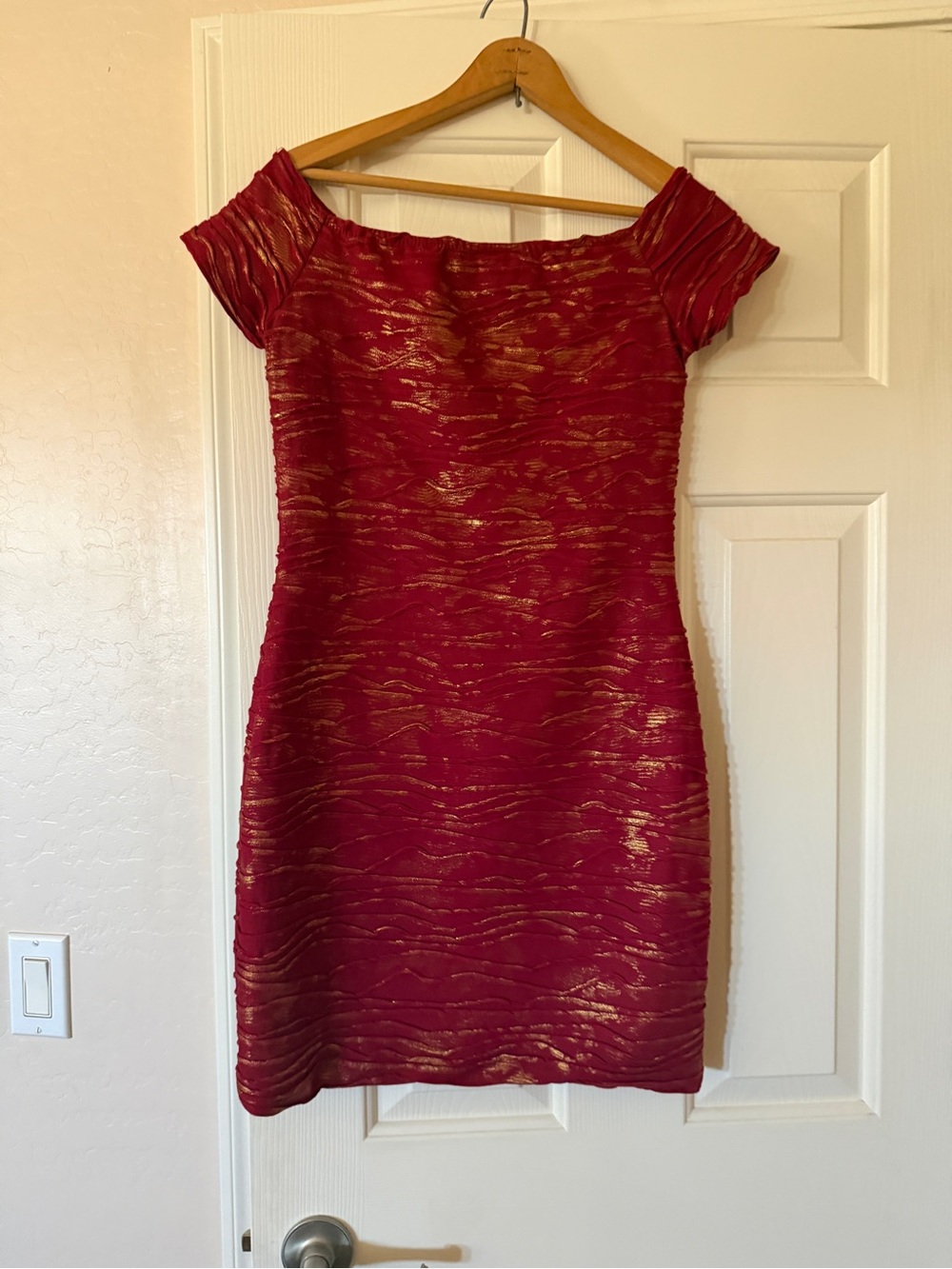 Red Dress, Holiday Dress Size L
